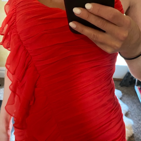 Rebecca Taylor red dress - Picture 2 of 5